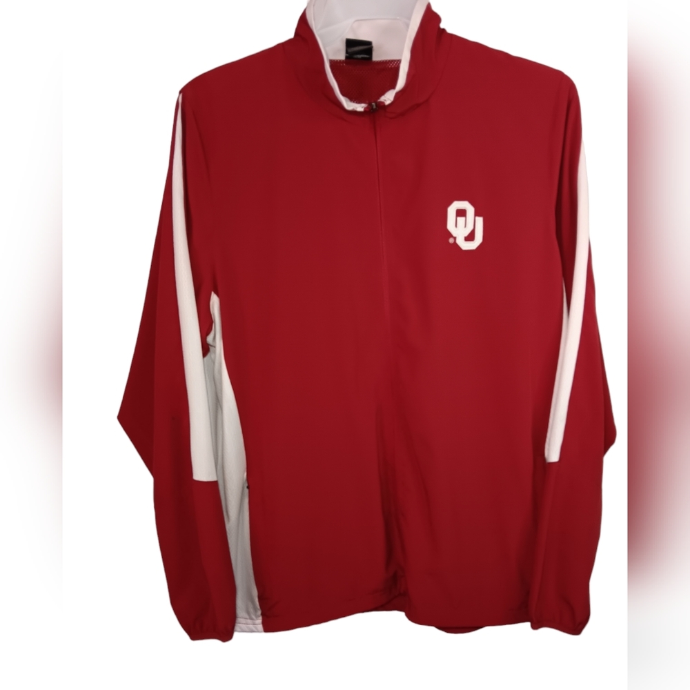 Colosseum Athletics Oklahoma University Xlarge zip up jacket two hip pocket